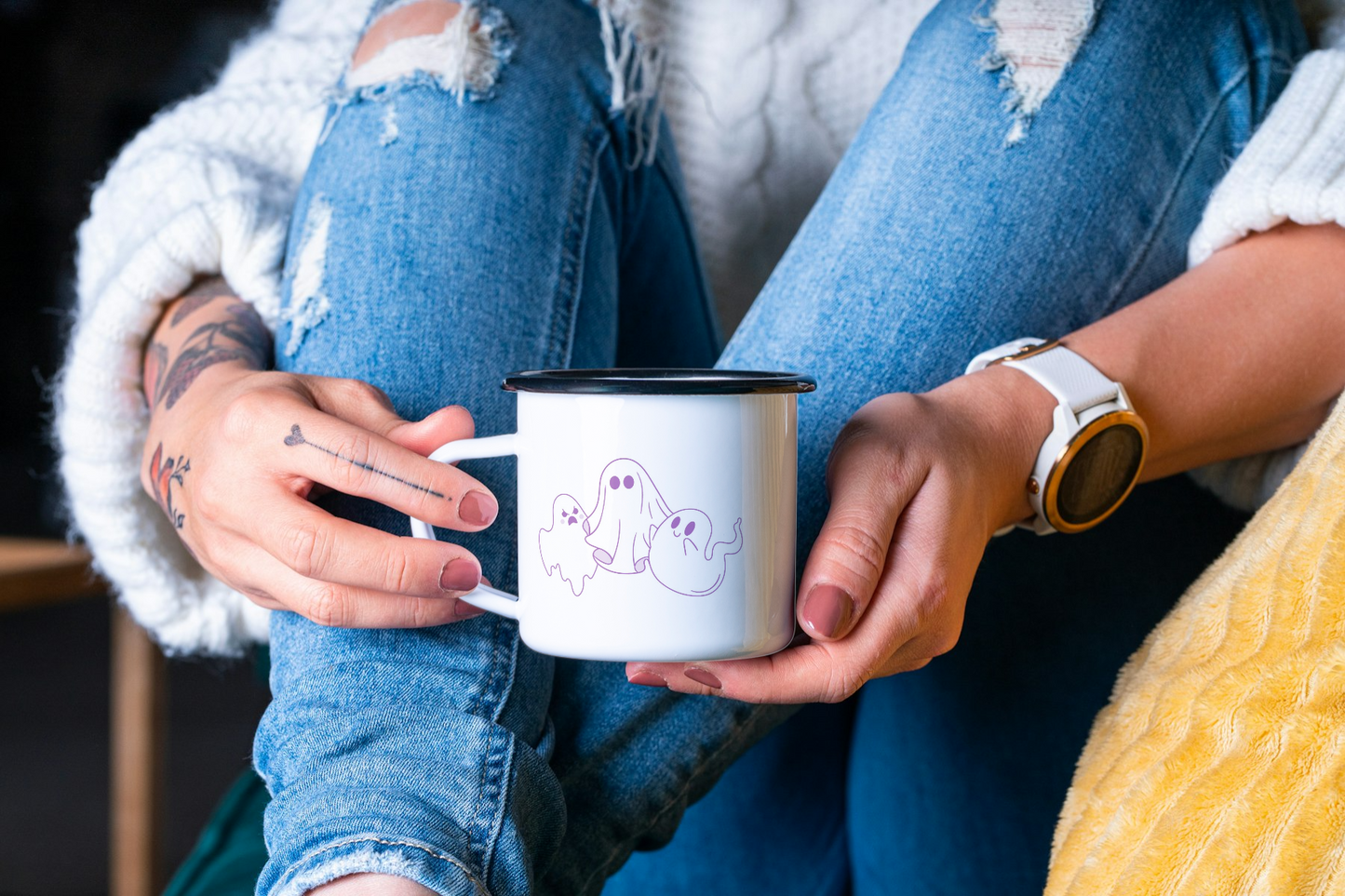 Ghostly - Enamel Mug | 325ML