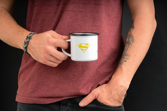 Superman - Enamel Mug | 325ML